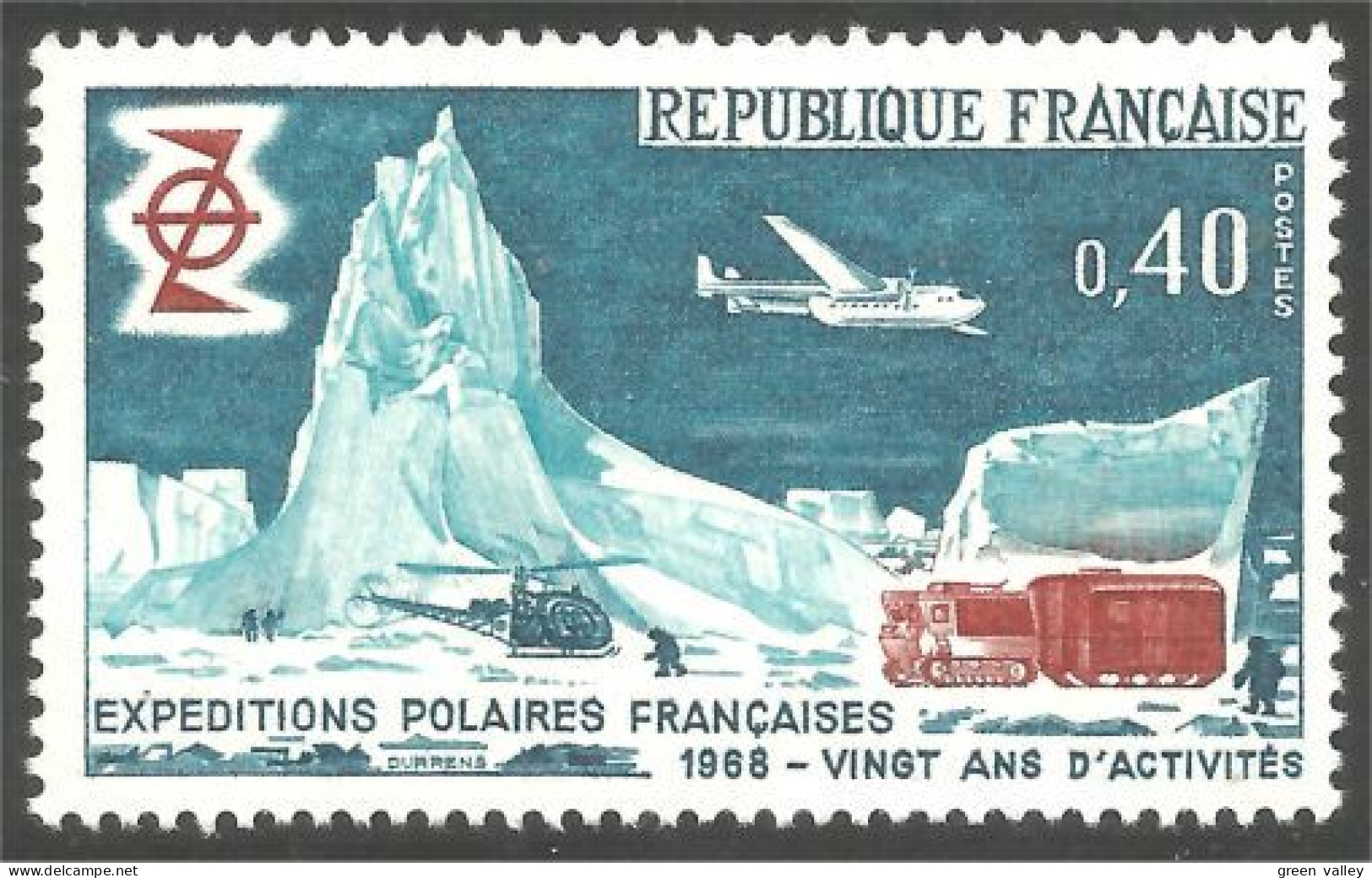 345 France Yv 1574 Hélicoptère Helicopter Elicottero MNH ** Neuf SC (1574-1b) - Hélicoptères