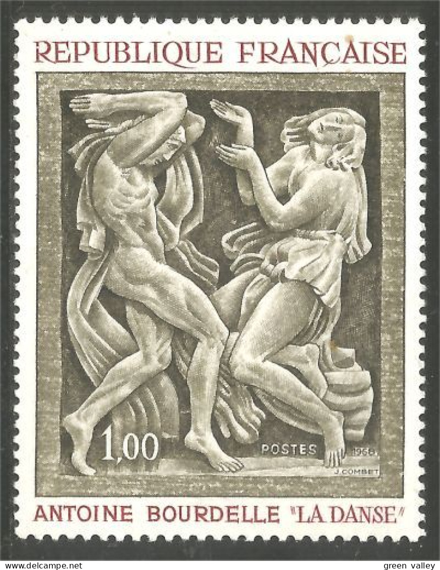 345 France Yv 1569 Sculpture La Danse Bournelle Musique Musik MNH ** Neuf SC (1569-1d) - Sculpture