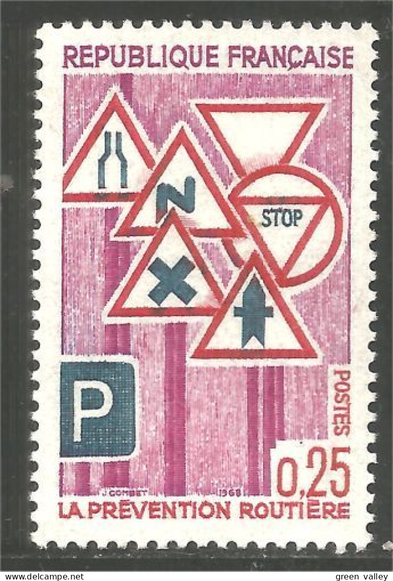 345 France Yv 1548 Prévention Routière Sécurité Road Safety Car Automobile MNH ** Neuf SC (1548-1b) - EHBO