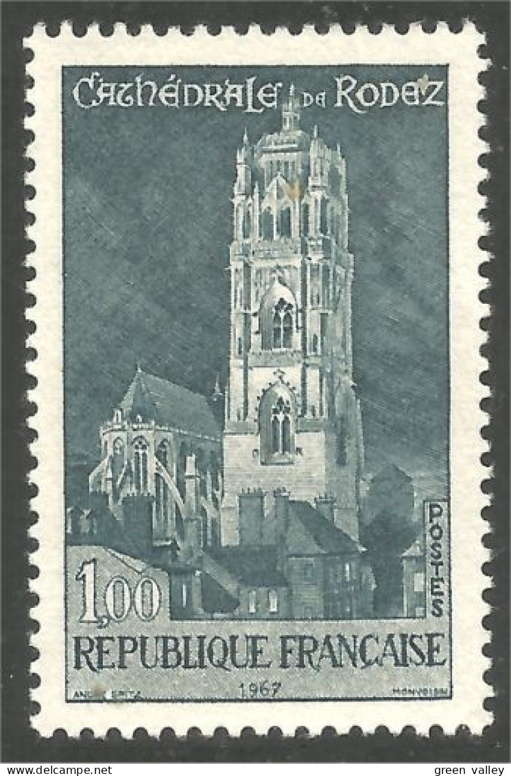 345 France Yv 1504 Cathédrale Rodez Cathedral MNH ** Neuf SC (1504-1c) - Andere & Zonder Classificatie