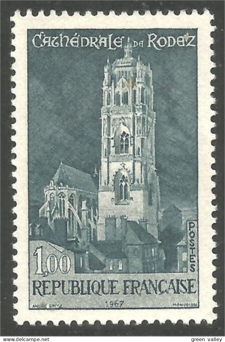 345 France Yv 1504 Cathédrale Rodez Cathedral MNH ** Neuf SC (1504-1c) - Sonstige & Ohne Zuordnung