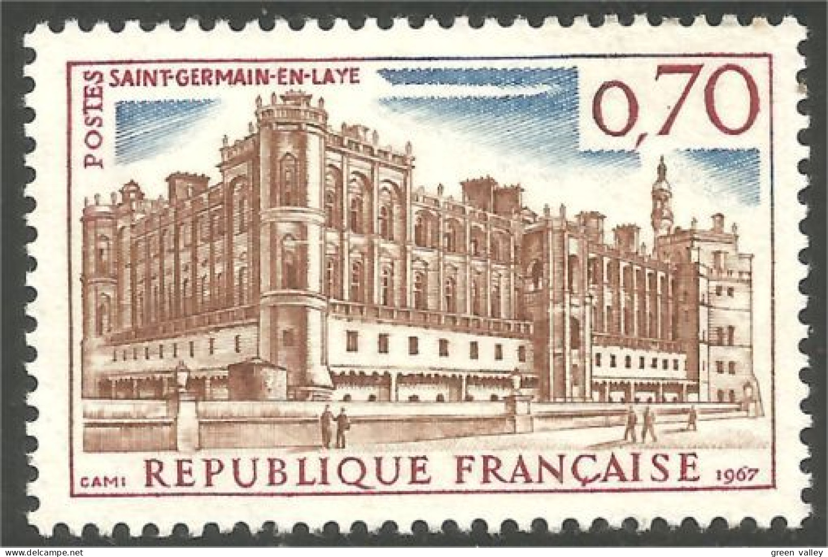 345 France Yv 1501 Chateau St Germain En Laye Castle Castello Schloss MNH ** Neuf SC (1501-1c) - Andere & Zonder Classificatie