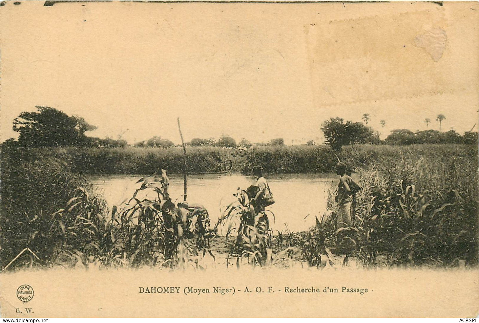 Bénin Ex  Dahomey  Rivière Passeur Recherche D'un Passage  8 (scan Recto-verso) KEVREN0617 - Benín