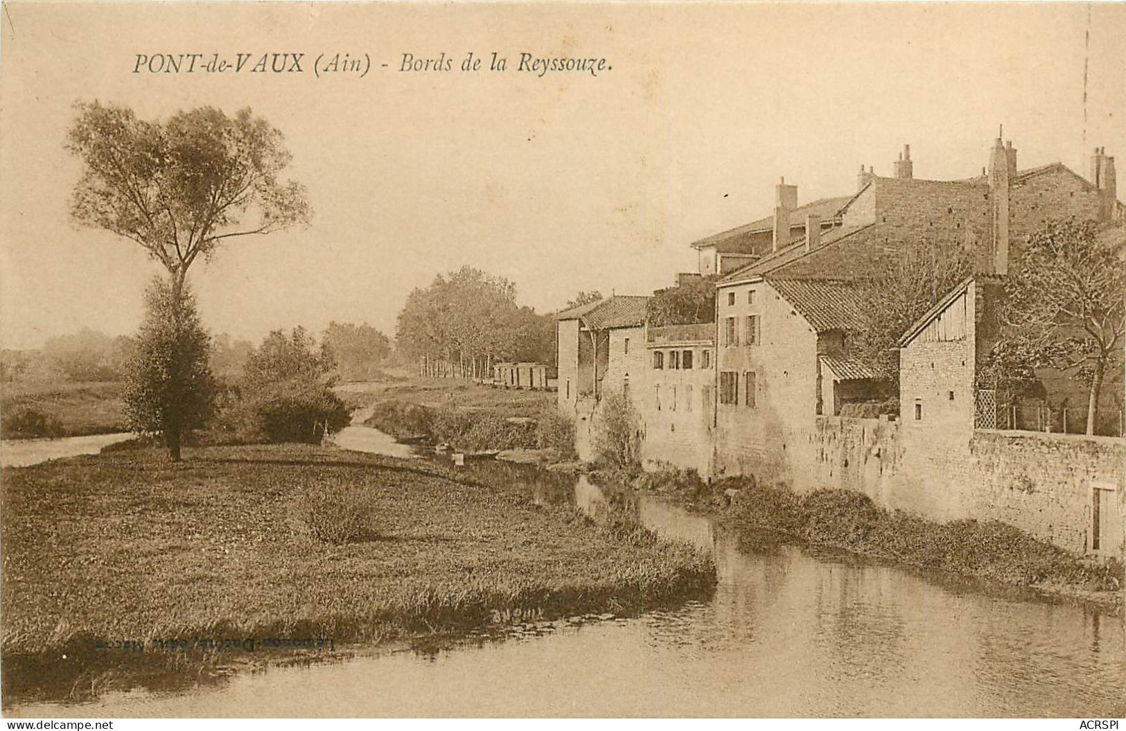  PONT DE VAUX Bords De La Reyssouze  11 (scan Recto-verso) KEVREN0612 - Pont-de-Vaux