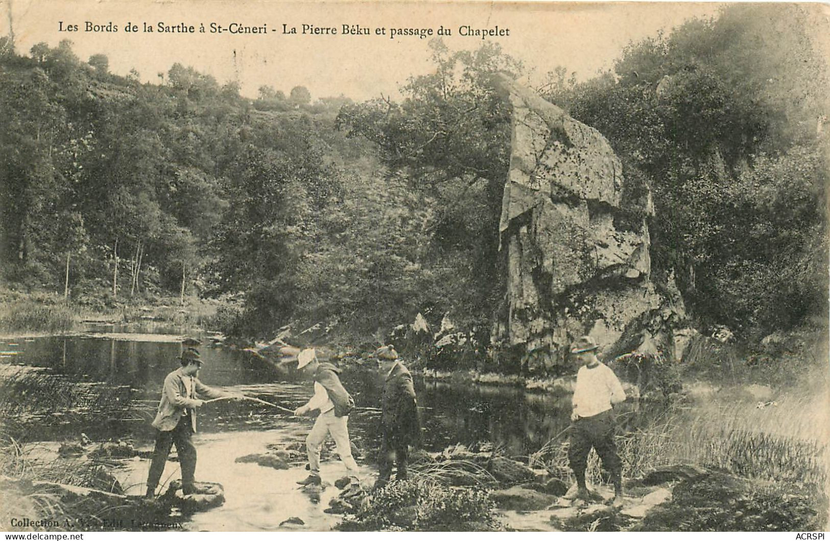 SAINT CENERI LE GEREI - PIERRE BEKU ET PASSAGE DU CHAPELET 18 (scan Recto-verso) KEVREN0611 - Longny Au Perche