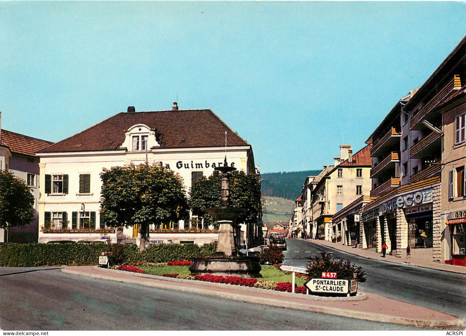 MORTEAU Place Carnot Et Grand'rue  27  (scan Recto-verso) KEVREN0645 - Mouthe