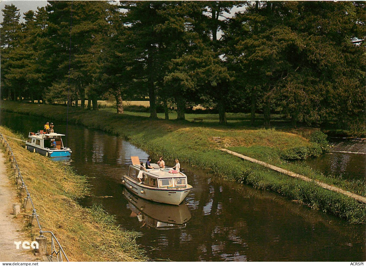 Entre PLOERMEL ET VANNES Plaisanciers Sur L'OUST Canal De Nantes à BREST  8   (scan Recto-verso) KEVREN0644 - Ploërmel