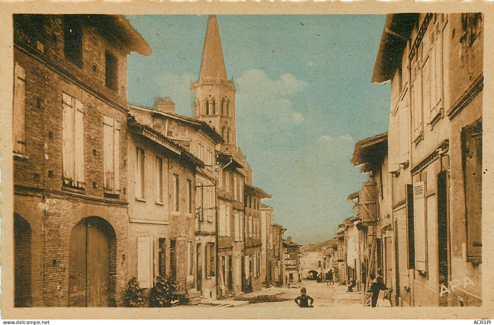 BEAUMONT De LOMAGNE  Rue De L'eglise 38  (scan Recto-verso) KEVREN0643 - Beaumont De Lomagne