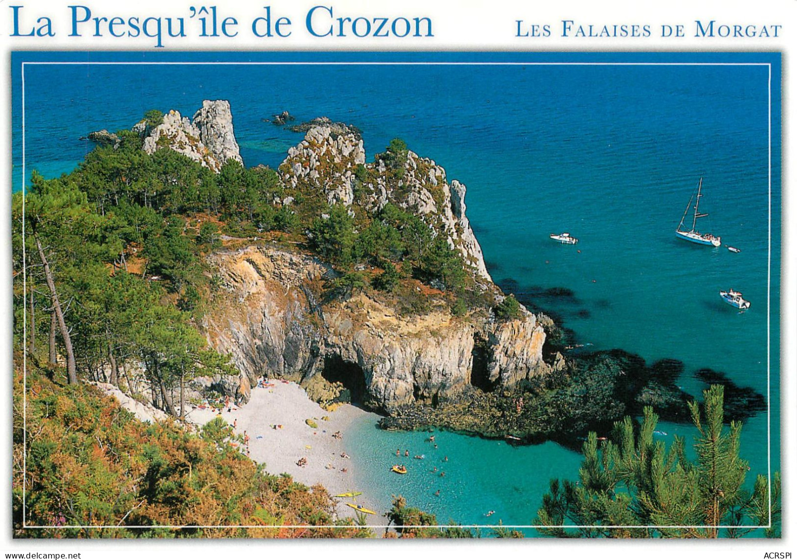 Presqu'ile De Crozon   Les FALAISES DE MORGAT Pointe De Saint HERNOT  20 (scan Recto-verso) KEVREN0641 - Crozon