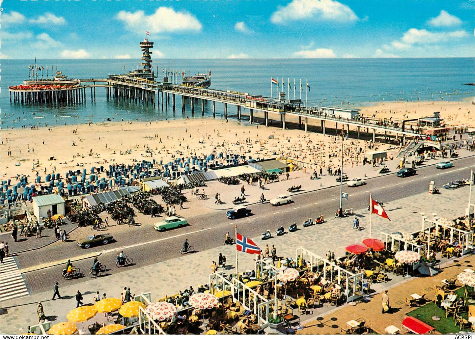 PAYS BAS  Holland  SCHEVENINGEN  STRAND EN PIER   30  (scan Recto-verso) KEVREN0636 - Scheveningen