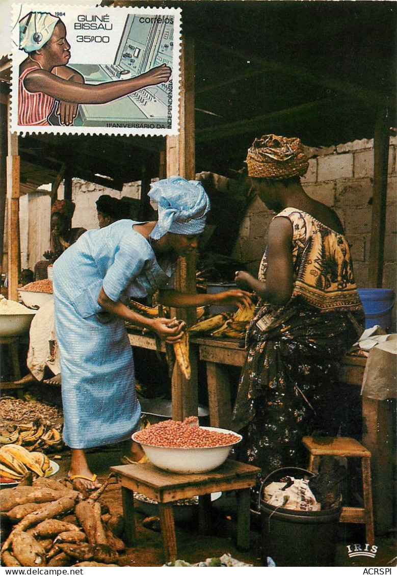 GUINEE  BISSAU Preparation Du Repas  31   (scan Recto-verso)KEVREN0629 - Guinea Bissau