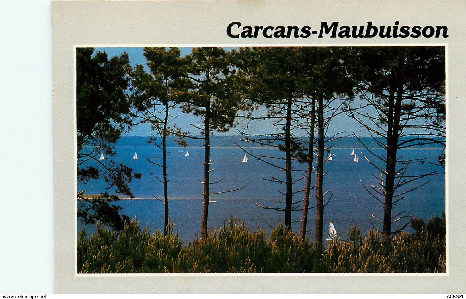 33   CARCANS MAUBUISSON   Le Plus Grand Lac De France  23  (scan Recto-verso) KEVREN0623 - Carcans