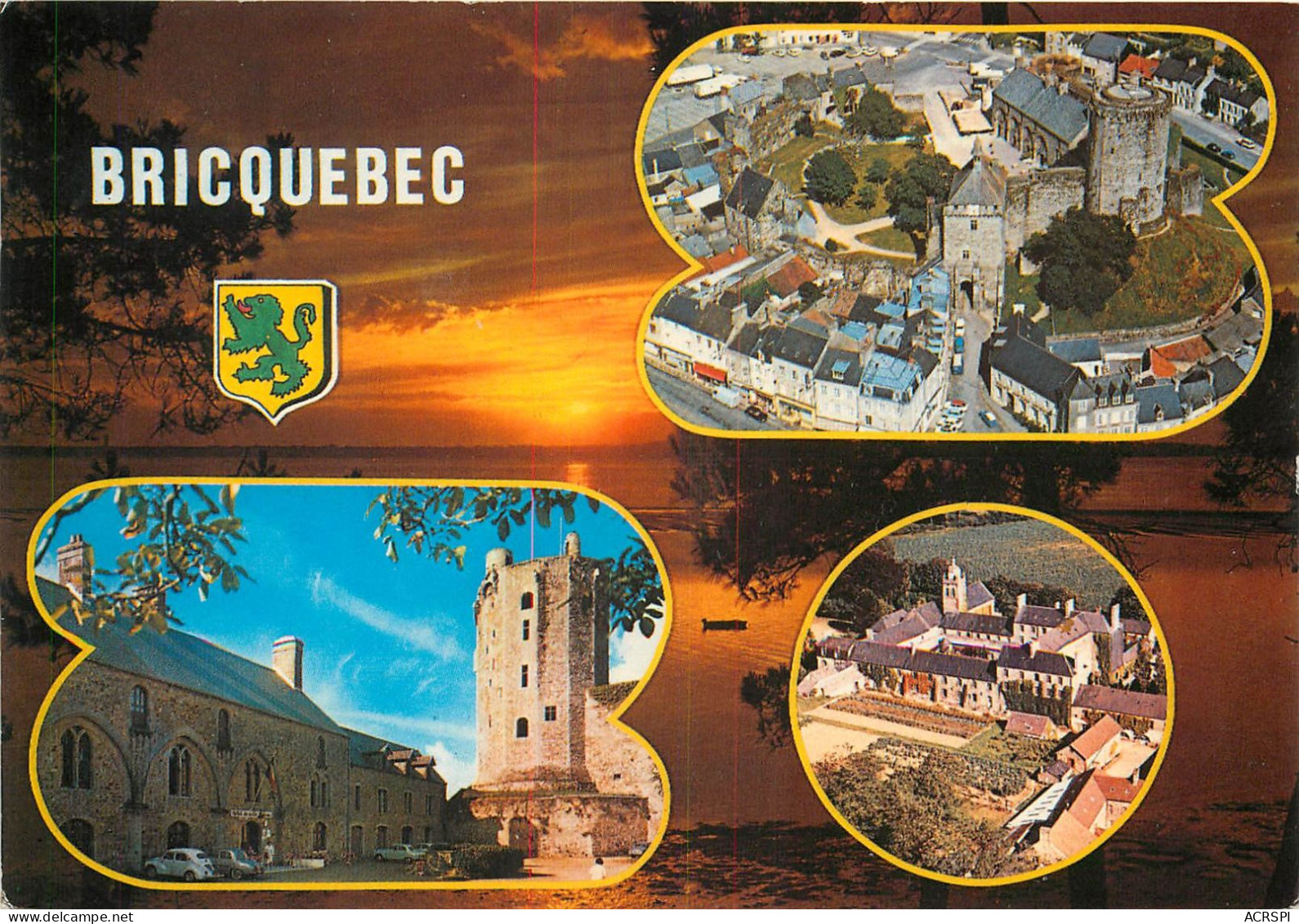 50  BRICQUEBEC    Multivue    9  (scan Recto-verso) KEVREN0623 - Bricquebec