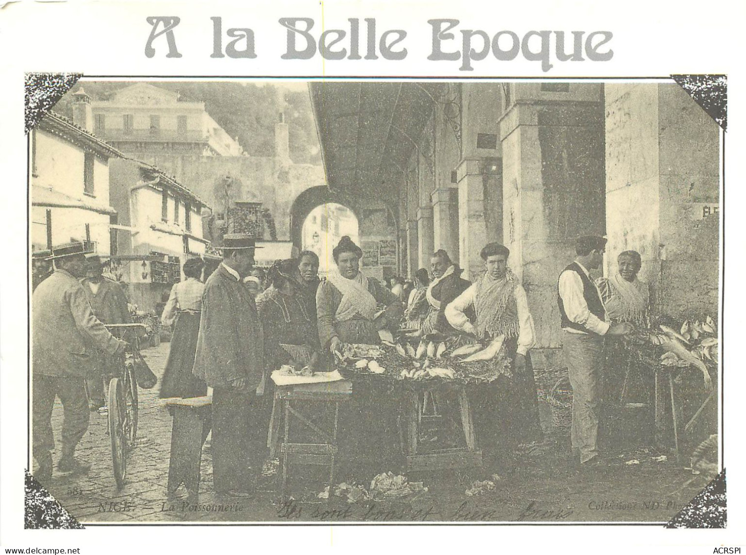 NICE La Belle  époque Les   Marchandes De Poissons  19  (scan Recto-verso) KEVREN0654 - Scènes Du Vieux-Nice