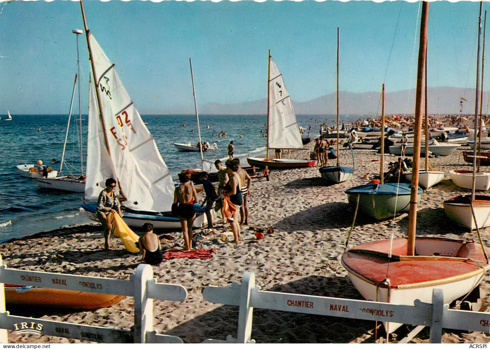 CANET Plage Radieuse Les Voiliers  5   (scan Recto-verso) KEVREN0650 - Canet En Roussillon