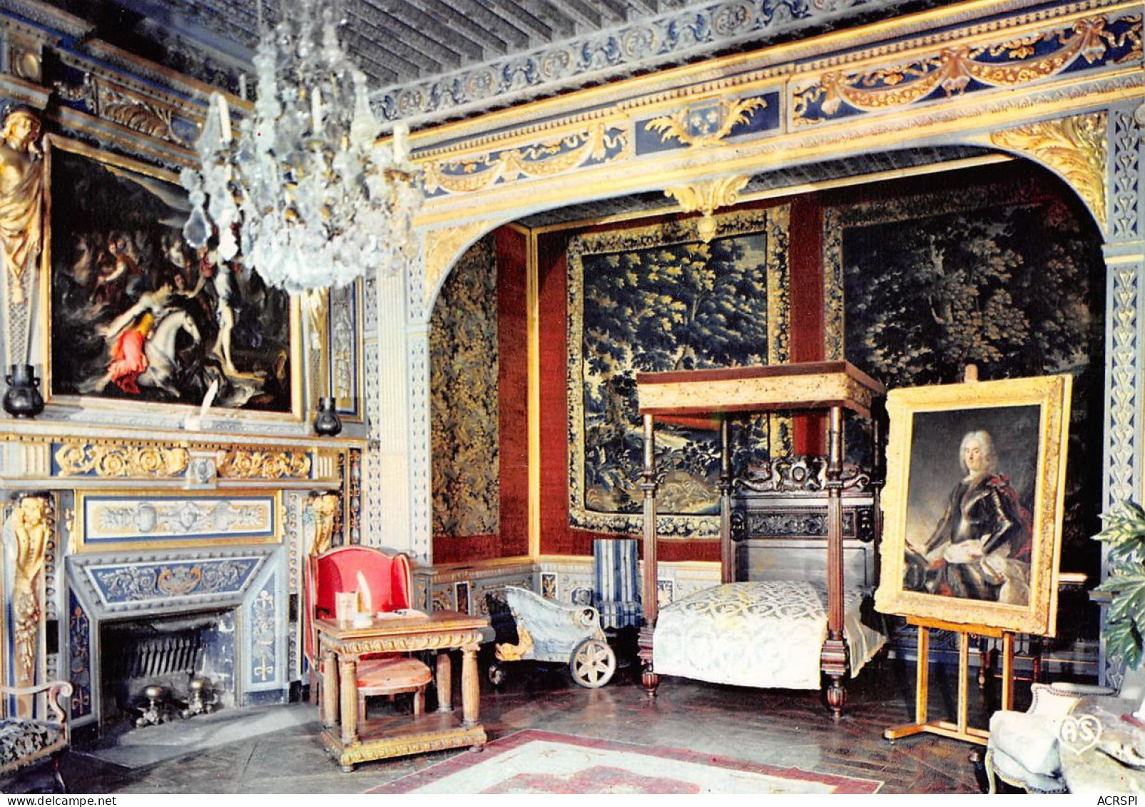 63 LEZOUX Chateau De Ravel La Chambre De L'amiral D' Estaing  24 (scan Recto Verso)KEVREN0669 - Lezoux
