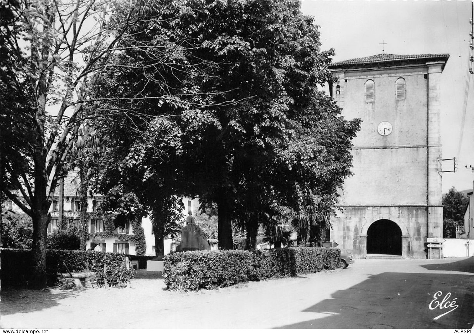 ASCAIN Le Jardin Public Et L'église   26 (scan Recto Verso)KEVREN0678 - Ascain