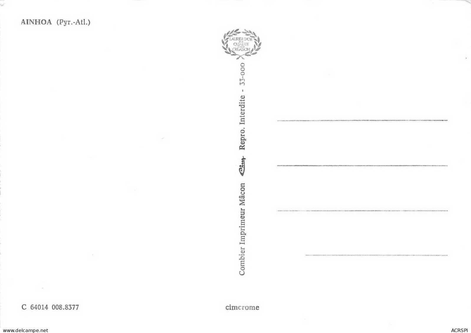 AINHOA Multivue  51 (scan Recto Verso)KEVREN0676 - Ainhoa