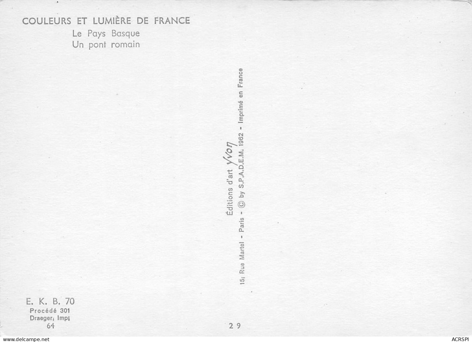 ASCAIN  Le Pays Basque Un Pont Romain 27 (scan Recto Verso)KEVREN0676 - Ascain