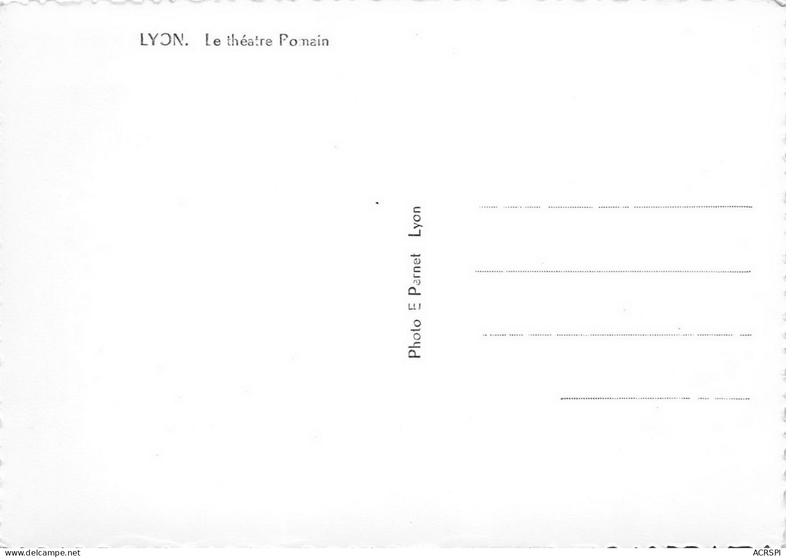 LYON  Le Theatre Romain    9 (scan Recto Verso)KEVREN0686 - Lyon 5