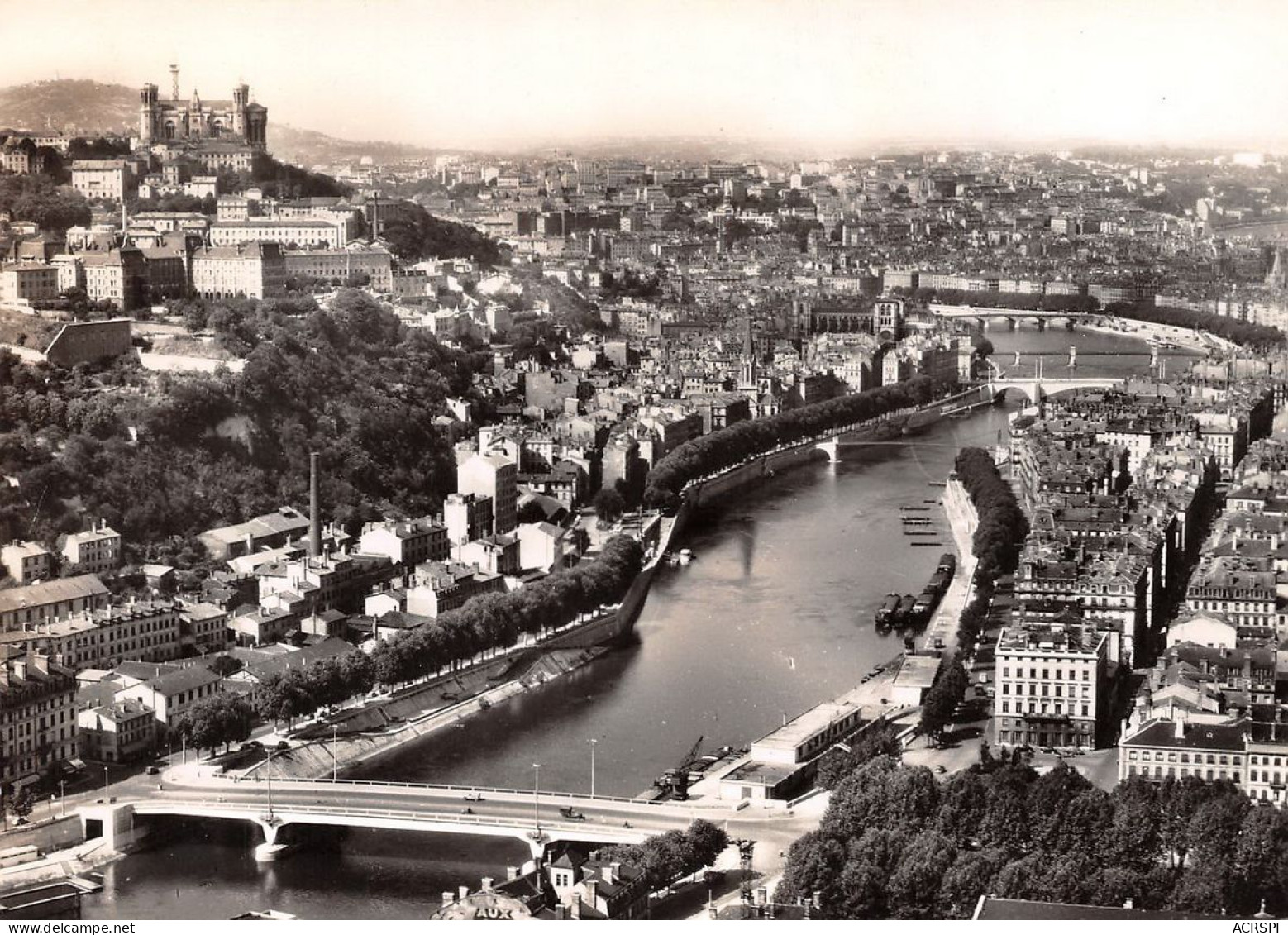 LYON  Vue Générale Aérienne   24 (scan Recto Verso)KEVREN0686 - Lyon 4