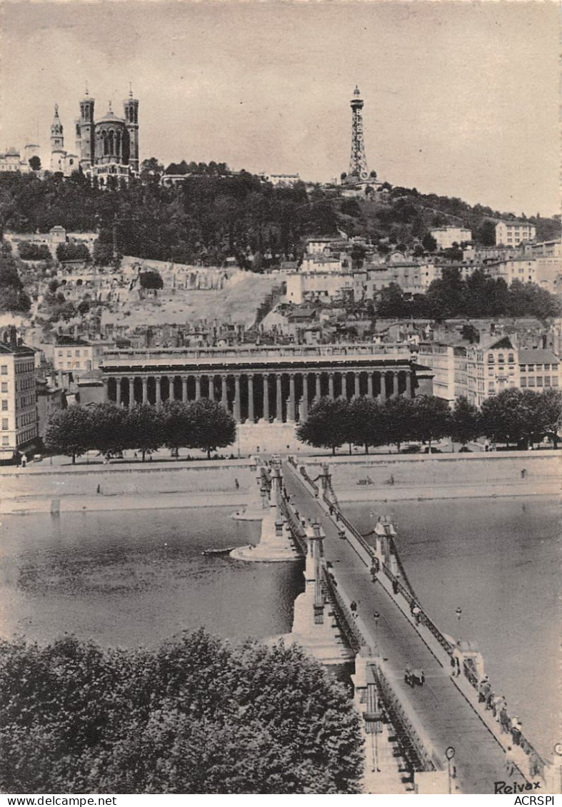 LYON Pont Du Palais De Justice Et Colline De Fourvière  24 (scan Recto Verso)KEVREN0685 - Lyon 2