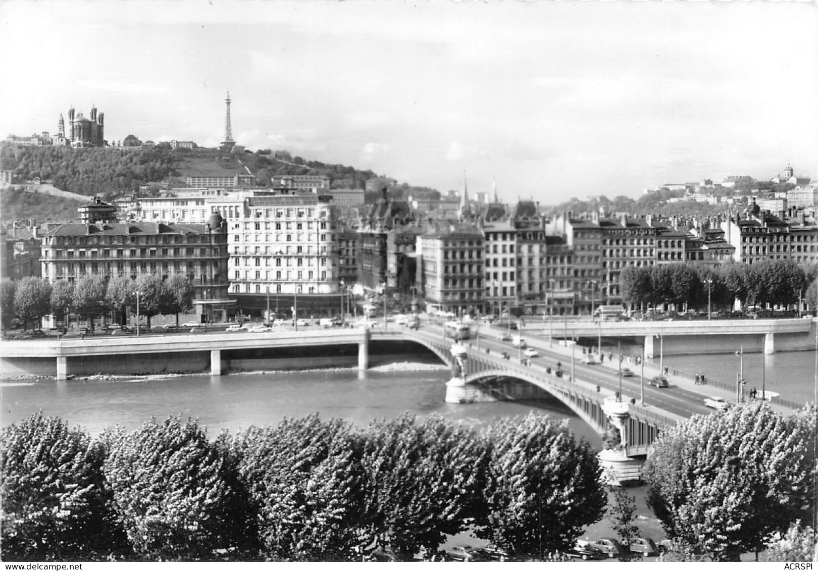 LYON Le Pont Lafayette Et Coteau De Fourvière  21 (scan Recto Verso)KEVREN0685 - Lyon 2