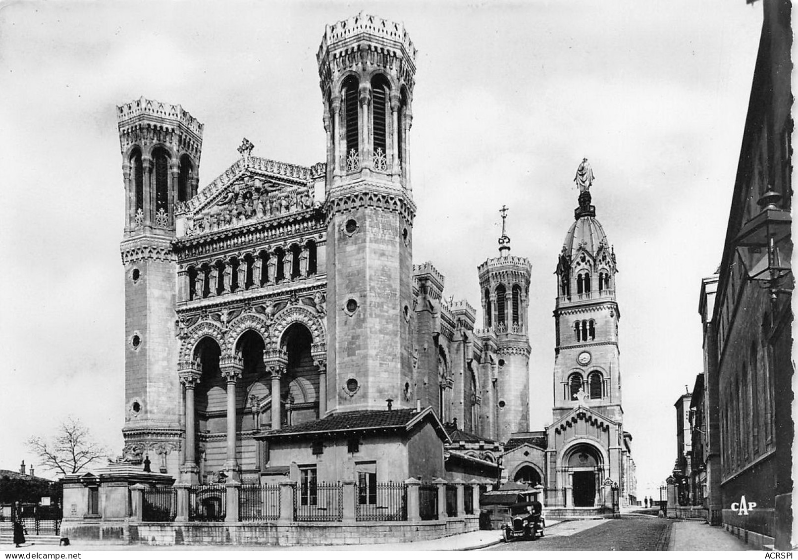 LYON Colline De Fourvière Basilique Notre Dame  Facade  46 (scan Recto Verso)KEVREN0684 - Lyon 5