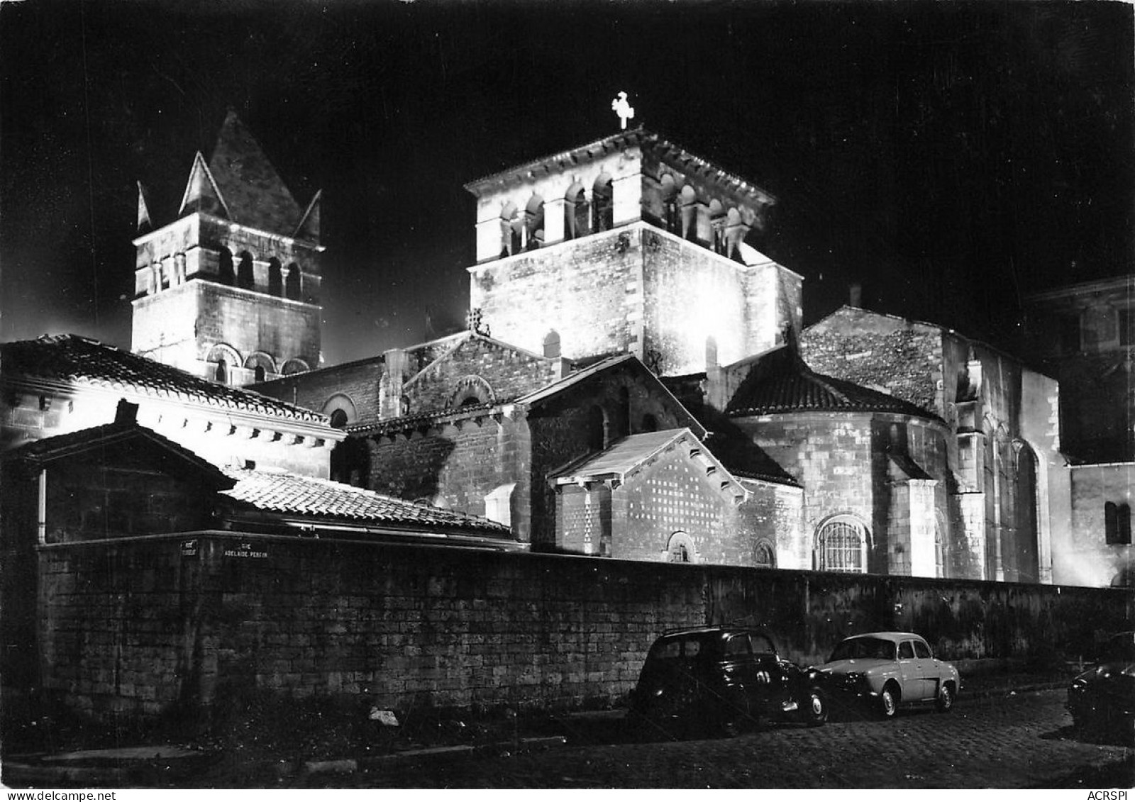 LYON Basilique De St Martin D'AINAY Abside La Nuit  55 (scan Recto Verso)KEVREN0686 - Lyon 2