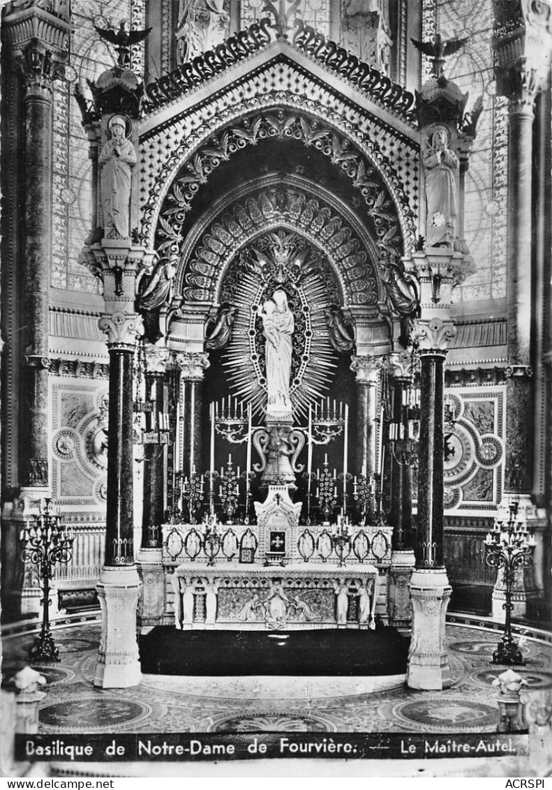 LYON  La Basilique  De Fourvière Le Maitre Autel  3 (scan Recto Verso)KEVREN0684 - Lyon 5