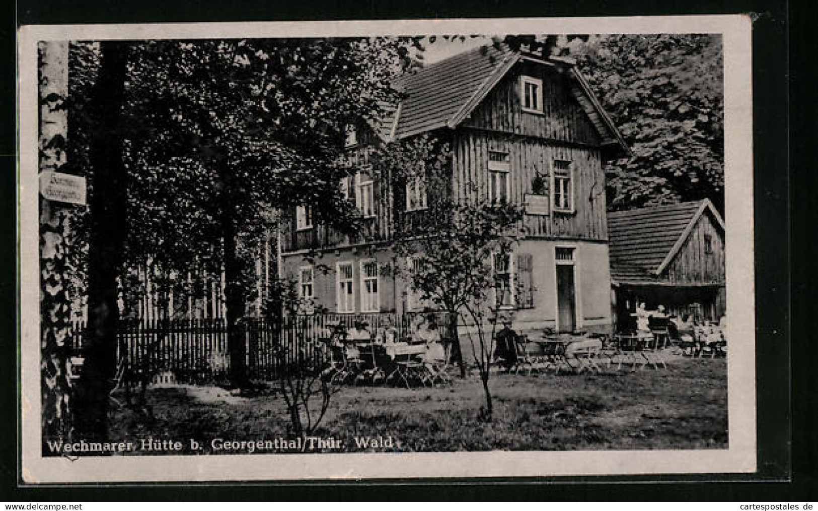 AK Georgenthal /Thür. Wald, Gasthaus Wechmarer Hütte  - Georgenthal