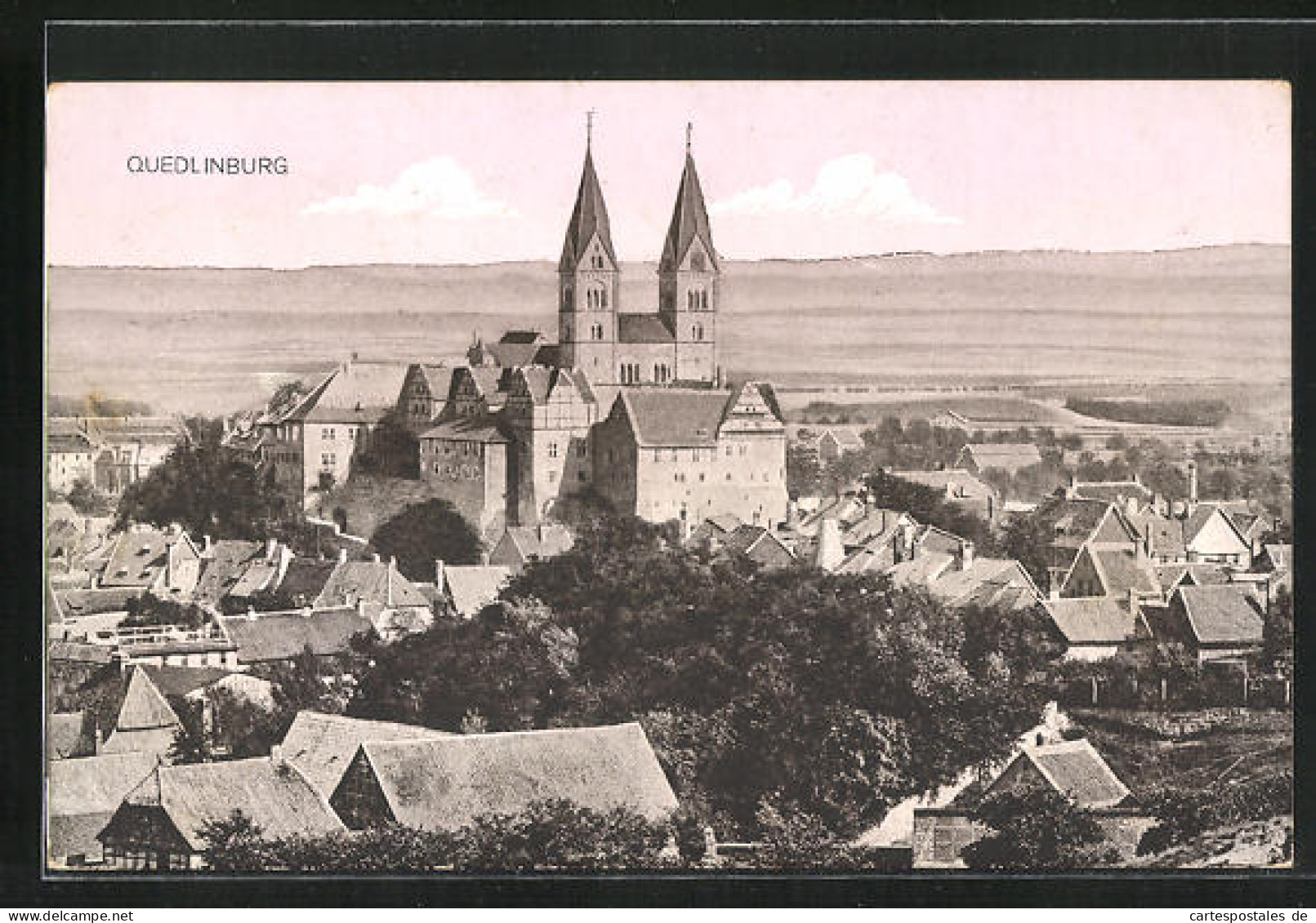AK Quedlinburg, Blick Auf Die Kirche  - Quedlinburg