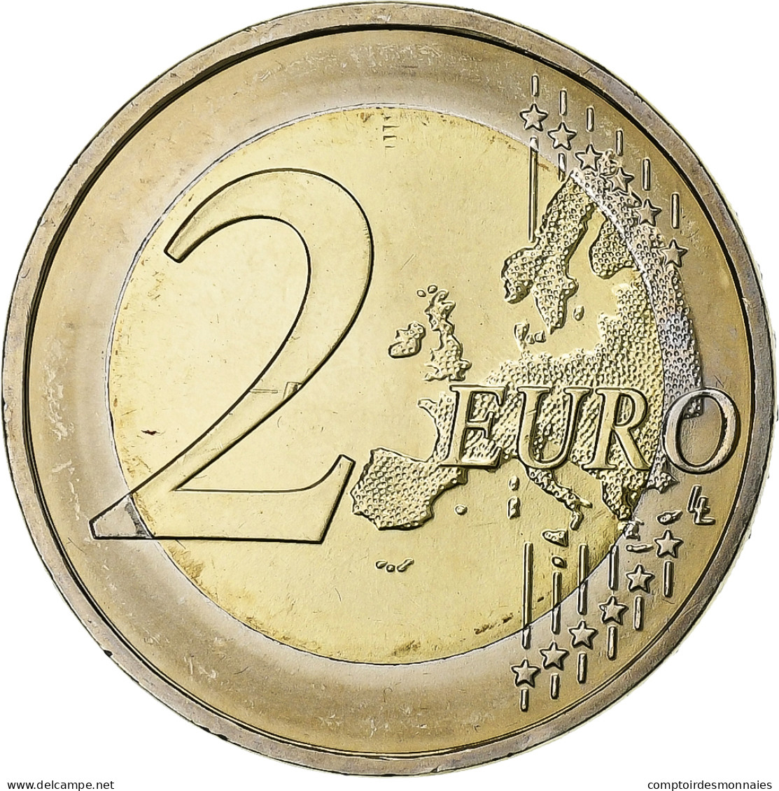 Allemagne, 2 Euro, Flag, 2015, Hambourg, SPL+, Bimétallique - Allemagne