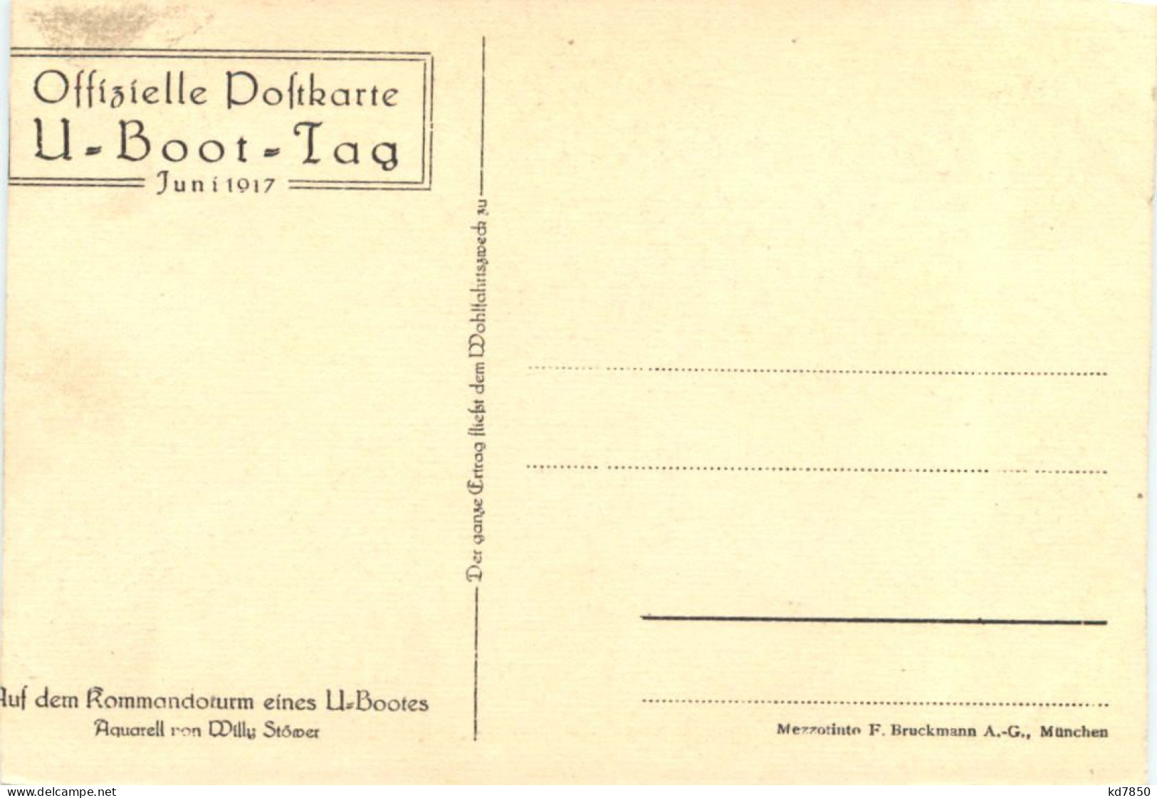 U-Boot Tag 1917 - Onderzeeboten