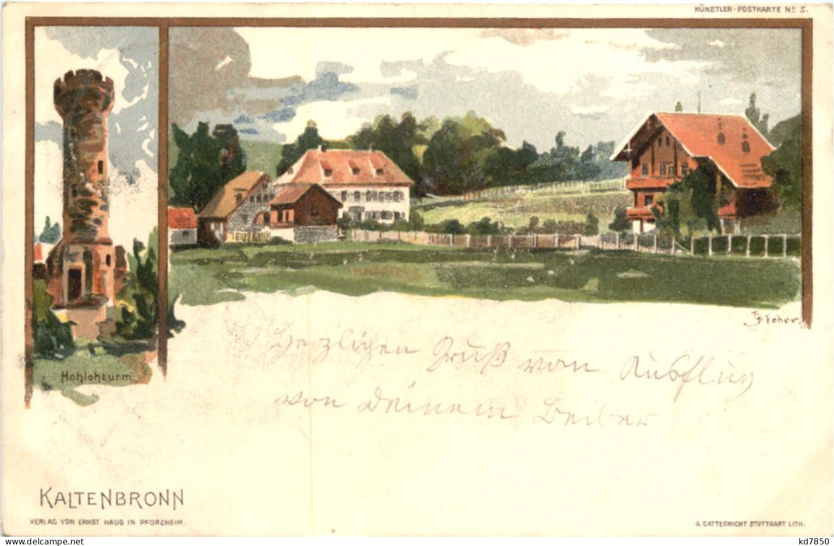 Kaltenbronn - Litho - Rastatt