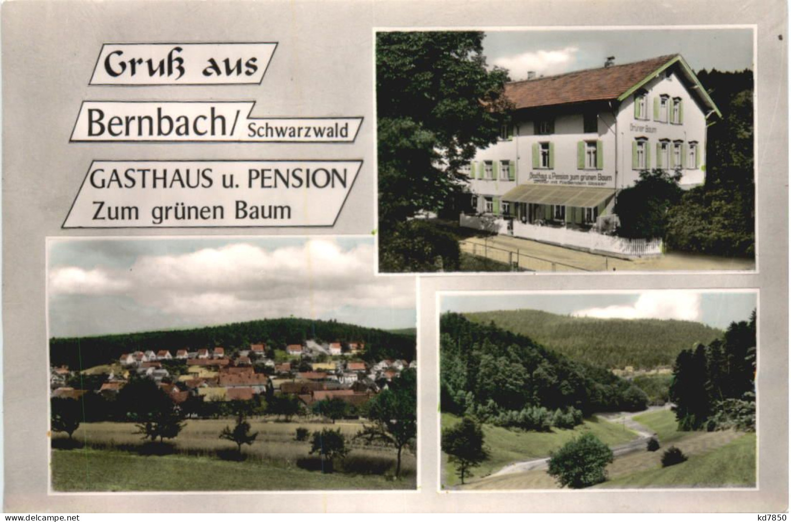 Gruß Aus Bernbach - Gasthaus Zum Grünen Baum - Bad Herrenalb