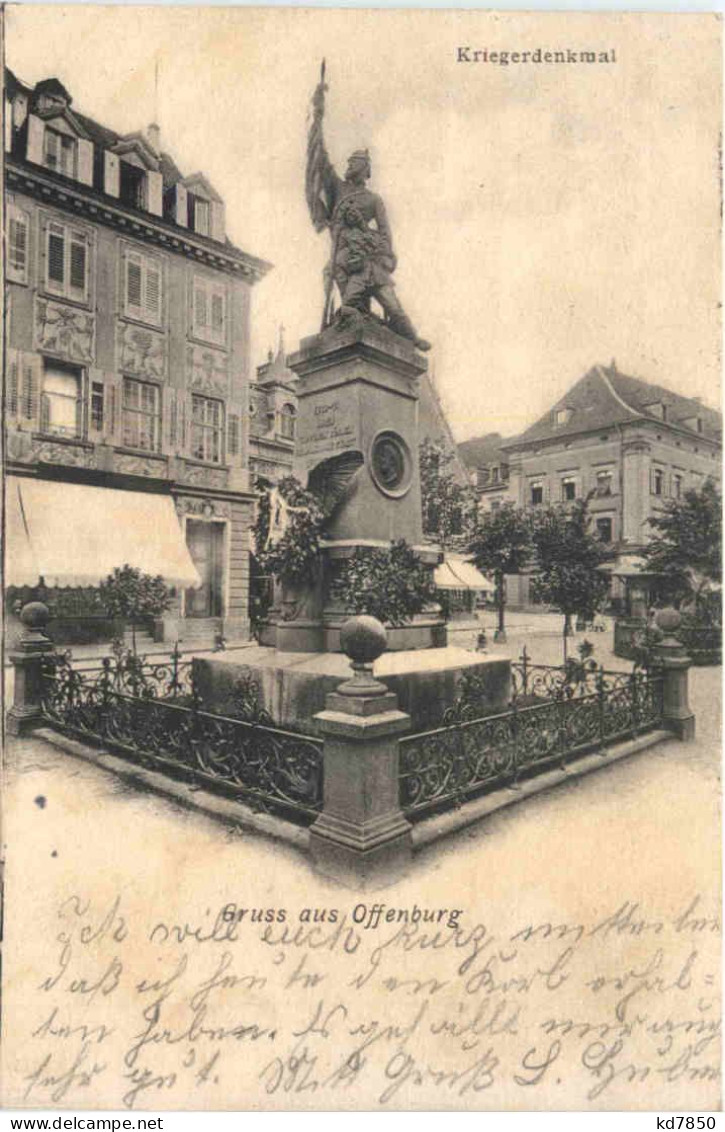 Gruss Aus Offenburg - Kriegerdenkmal - Offenburg