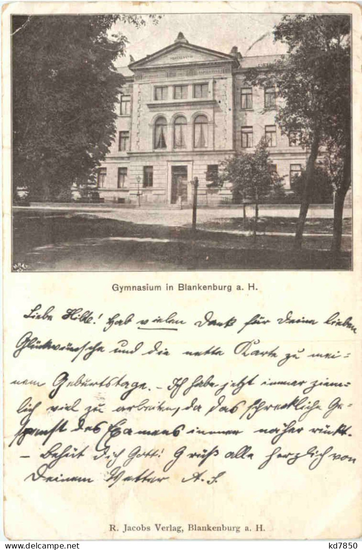 Gymnasium In Blankenburg Am Harz - Blankenburg