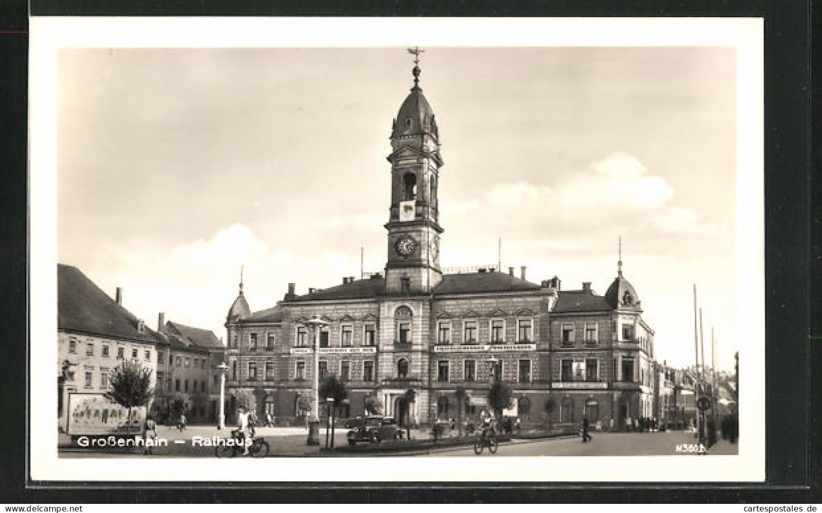 AK Grossenhain, Blick Auf Das Rathaus  - Grossenhain