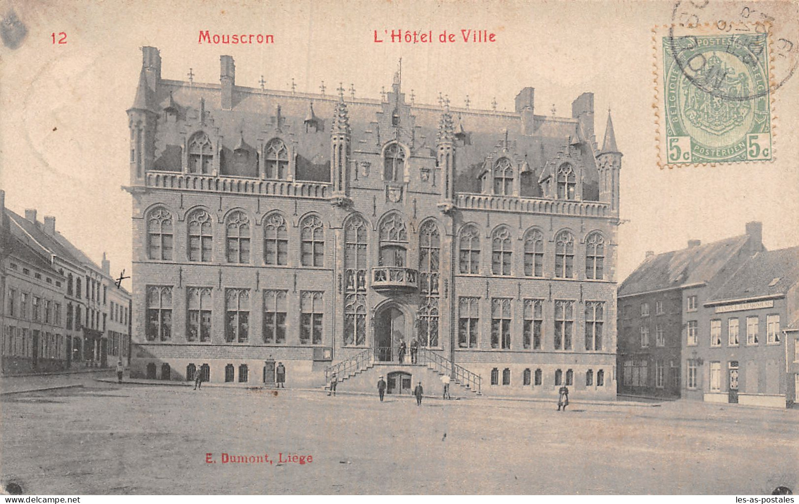 Belgique MOUSCRON L HOTEL DE VILLE - Moeskroen