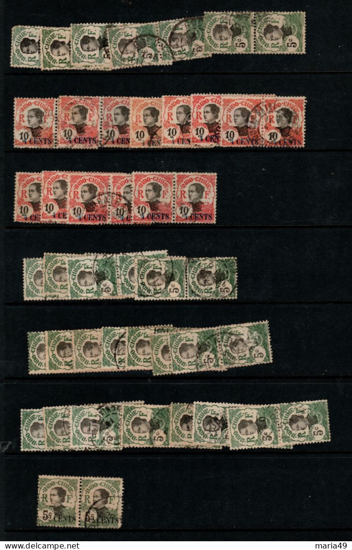 Indochina Used Lot 67 - Mezclas (max 999 Sellos)