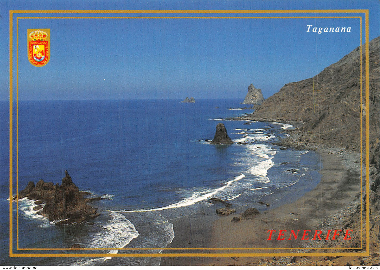 ESPAGNE ISLAS CANARIAS TAGANANA TENERIFE PLAYA DE BENIJO - Otros & Sin Clasificación