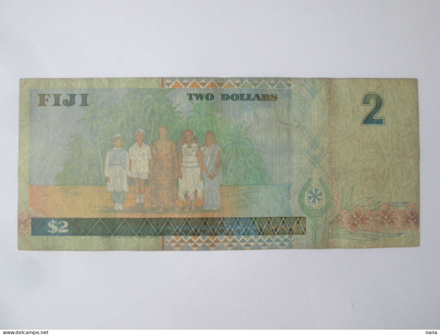 Fiji 2 Dollars 1996 Banknote See Pictures - Fiji