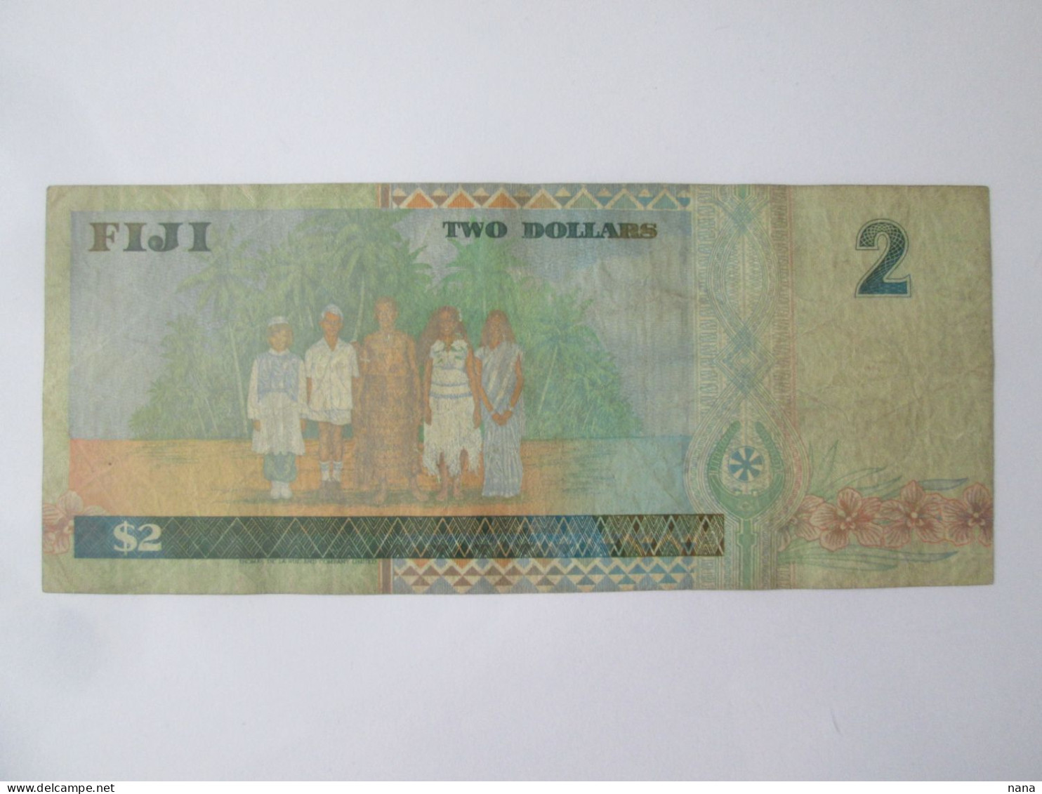 Fiji 2 Dollars 1996 Banknote See Pictures - Fidschi