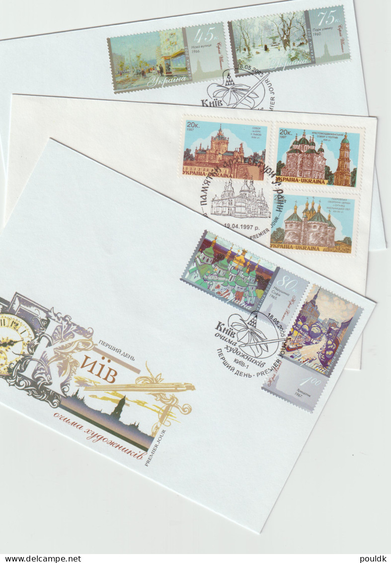 Ukraine: 18 FDC/Maximum Cards. Postal Weight 0,099 Kg. Please Read Sales Conditions Under Image Of Lot (006-65) - Ucrania