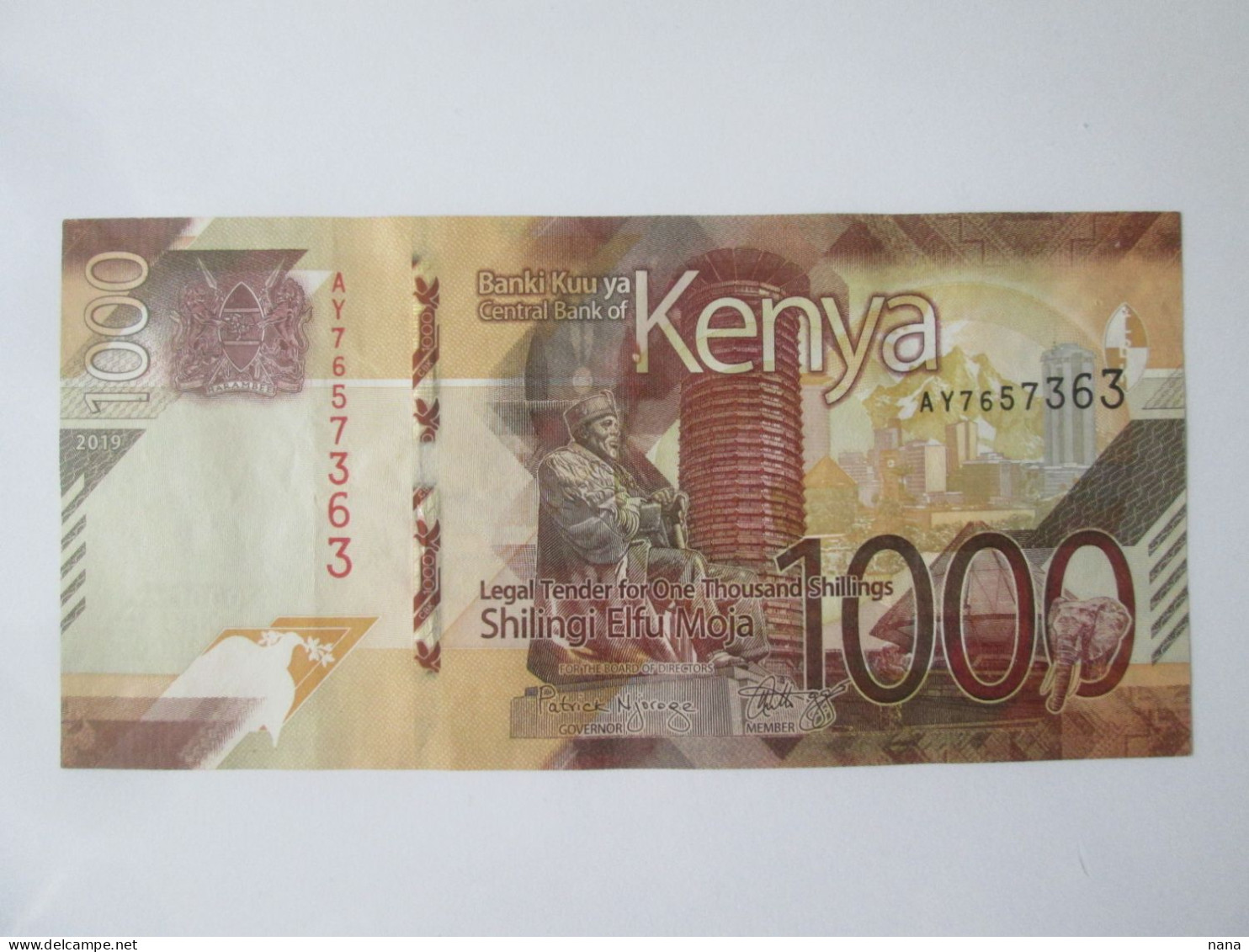 Kenya 1000 Shilingi 2019 Banknote,see Pictures - Kenya