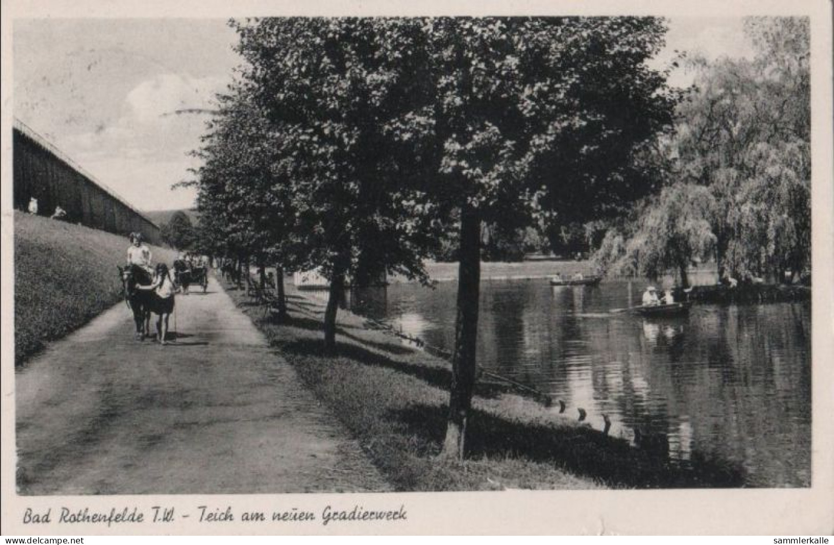 73371 - Bad Rothenfelde - Teich Am Neuen Gradierwerk - 1954 - Bad Rothenfelde