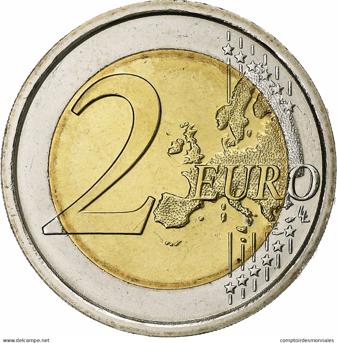 Italie, 2 Euro, 2015, Roma, 30 Ans   Drapeau Européen, SPL+, Bimétallique - Italia