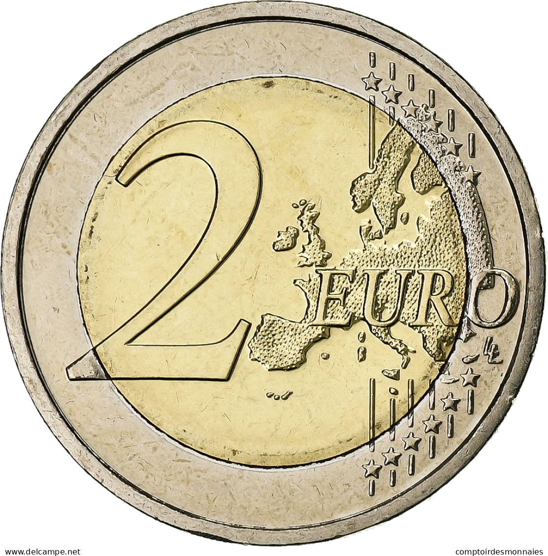 Irlande, 2 Euro, Flag, 2015, SPL+, Bimétallique - Ierland