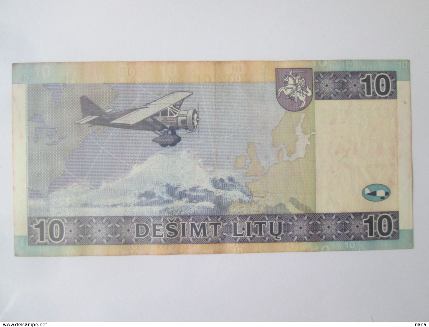 Lithuania 10 Litu 2007 Banknote See Pictures - Litouwen